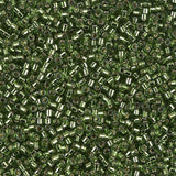 Silver Lined Olive Miyuki Delica 11/0 DB1207