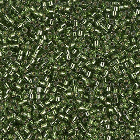 Silver Lined Olive Miyuki Delica 11/0 DB1207