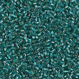 Silver Lined Caribbean Teal Miyuki Delica 11/0 DB1208
