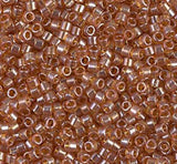 DB1221 11/0 Transparent Marigold Luster Miyuki Delica