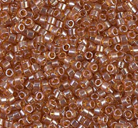 DB1221 11/0 Transparent Marigold Luster Miyuki Delica