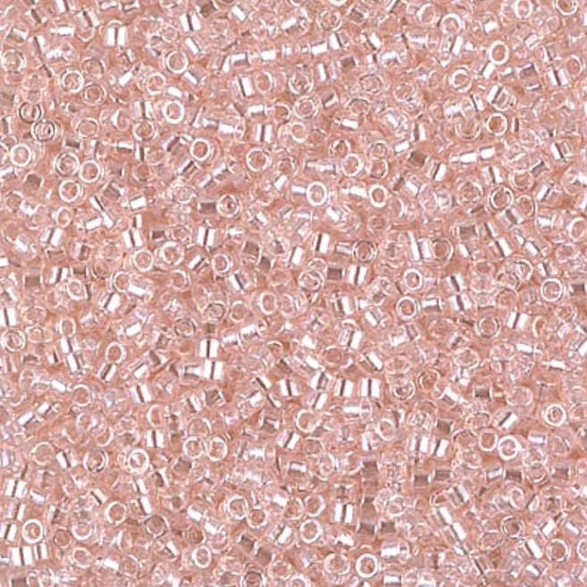 Transparent Pink Mist Luster Miyuki Delica 11/0 DB1223