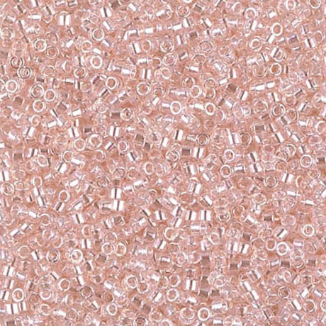Transparent Pink Mist Luster Miyuki Delica 11/0 DB1223