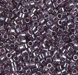 DB1224 11/0 Transparent Mauve Luster Miyuki Delica