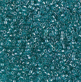 Transparent Caribbean Teal Luster Miyuki Delica 11/0 DB1228