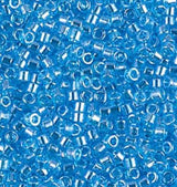 DB1229 11/0 Transparent Ocean Blue Luster Miyuki Delica