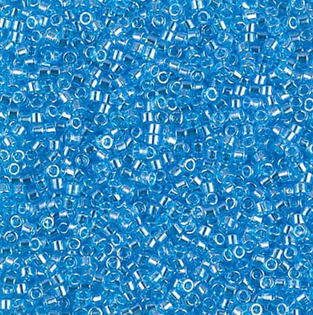 Transparent Ocean Blue Luster Miyuki Delica 11/0 DB1229