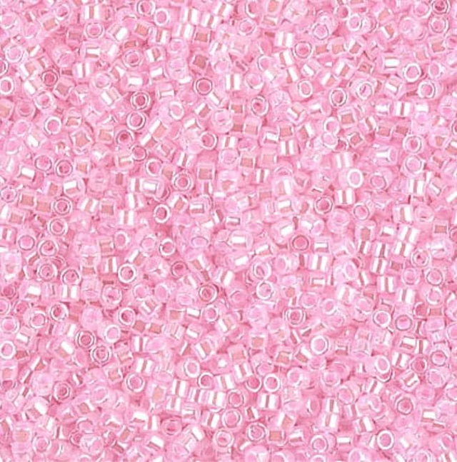 DB0244 11/0 Pink Ceylon Miyuki Delica 