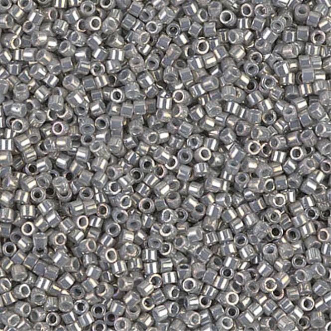 DB0251 11/0 Opaque Smoke Gray Luster Miyuki Delica 