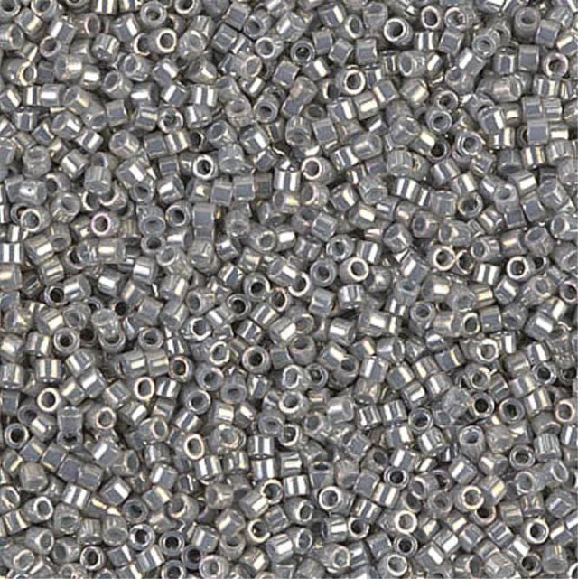 DB0251 11/0 Opaque Smoke Gray Luster Miyuki Delica 