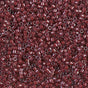 DB0280 11/0 Cranberry Lined Crystal Luster Miyuki Delica 