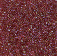DB0282 11/0 Cranberry Lined Light Topaz Miyuki Delica 