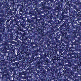 DB0284 11/0 Sparkling Purple Lined Aqua Luster Miyuki Delica 