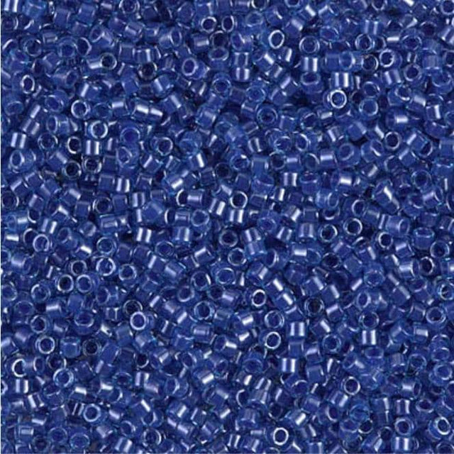 DB0285 11/0 Blue Lined Aqua Miyuki Delica 