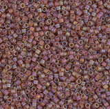 Matte Transparent Dark Topaz AB Miyuki Delica 11/0 DB0853