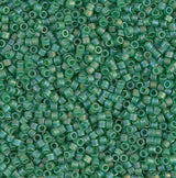Matte Transparent Green AB Miyuki Delica 11/0 DB0858