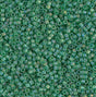 Matte Transparent Green AB Miyuki Delica 11/0 DB0858