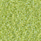 Matte Transparent Chartreuse AB Miyuki Delica 11/0 DB0860