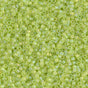 Matte Transparent Chartreuse AB Miyuki Delica 11/0 DB0860