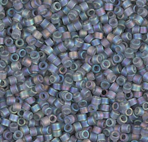DB0863 11/0 Matte Transparent Gray AB Miyuki Delica