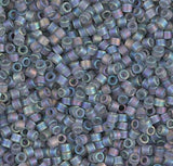 DB0863 11/0 Matte Transparent Gray AB Miyuki Delica
