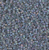Matte Transparent Gray AB Miyuki Delica 11/0 DB0863