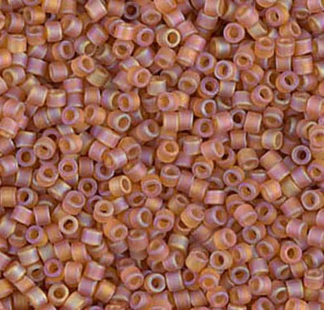 DB0866 11/0 Matte Transparent Topaz AB Miyuki Delica