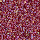 DB0867 11/0 Matte Transparent Dark Cranberry AB Miyuki Delica