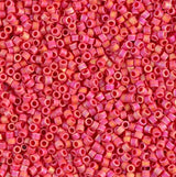 Matte Opaque Vermillion Red AB Miyuki Delica 11/0 DB0873