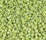 DB0876 11/0 Matte Opaque Chartreuse AB Miyuki Delica