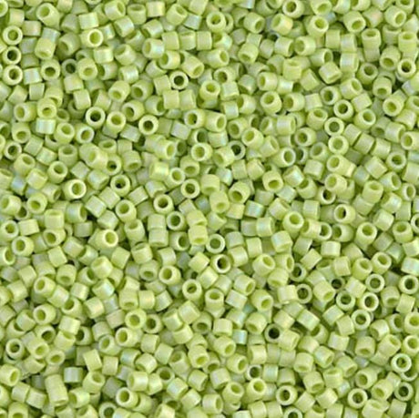 Matte Opaque Chartreuse AB Miyuki Delica 11/0 DB0876