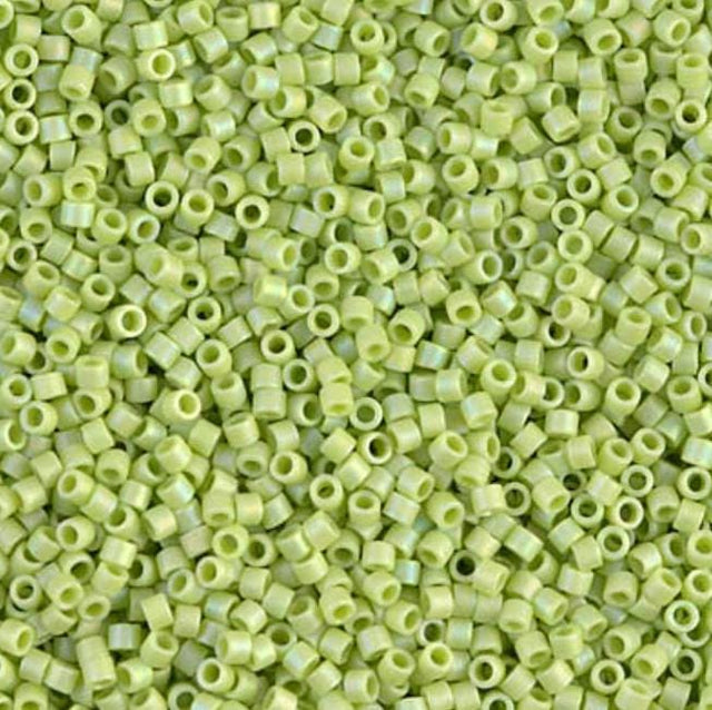 Matte Opaque Chartreuse AB Miyuki Delica 11/0 DB0876