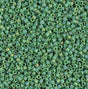 Matte Opaque Green AB Miyuki Delica 11/0 DB0877