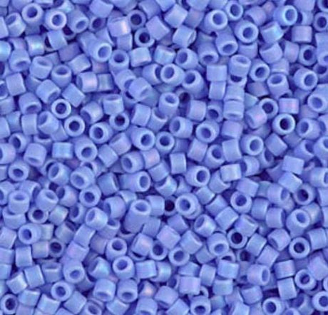 DB0881 11/0 Matte Opaque Periwinkle AB Miyuki Delica