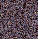 DB0884 11/0 Matte Opaque Dark Gray AB Miyuki Delica