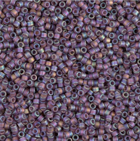 Matte Transparent Mauve AB Miyuki Delica 11/0 DB0869