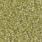 Sparkling Yellow Green Lined Crystal Miyuki Delica 11/0 DB0910