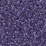 Sparkling Amethyst Lined Crystal Miyuki Delica 11/0 DB0923