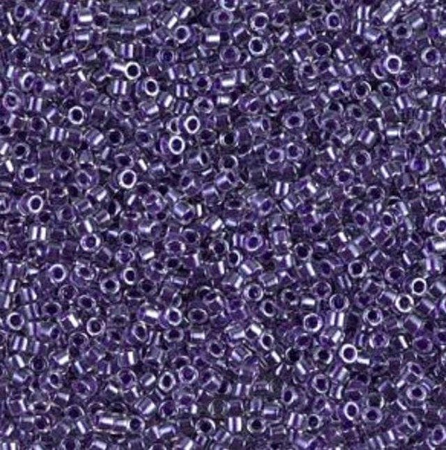 Sparkling Amethyst Lined Crystal Miyuki Delica 11/0 DB0923