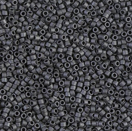 DB0306 11/0 Matte Metallic Slate Miyuki Delica