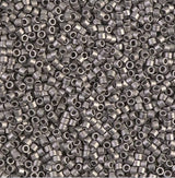 Matte Nickel Plated Miyuki Delica 11/0 DB0321