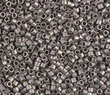 DB0321 11/0 Matte Nickel Plated Miyuki Delica
