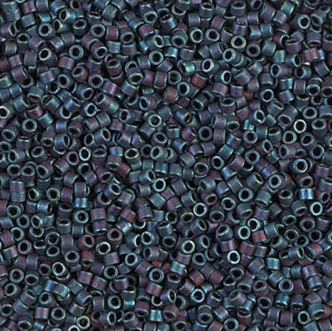 Matte Metallic Blue Iris Miyuki Delica DB0325 11/0