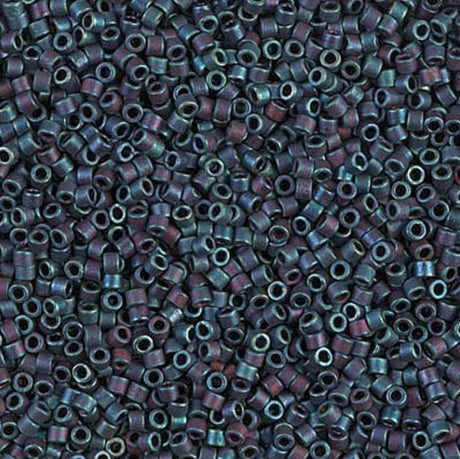 Matte Metallic Blue Iris Miyuki Delica DB0325 11/0