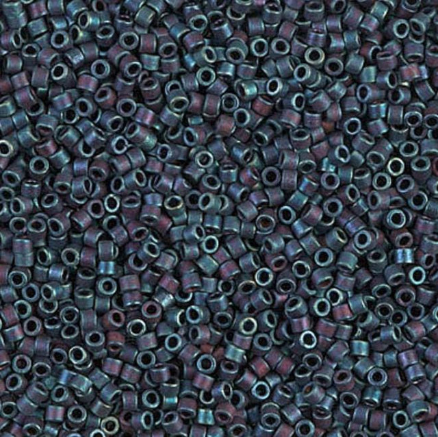 Matte Metallic Blue Iris Miyuki Delica DB0325 11/0
