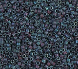 DB0325 11/0 Matte Metallic Blue Iris Miyuki Delica