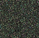 Matte Metallic Dark Green Iris Miyuki Delica DB0327 11/0