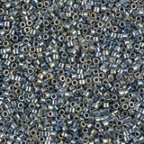 Silver Blue Gold Iris Miyuki Delica DB0545 11/0 