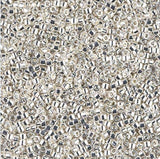 Bright Sterling Plated Miyuki Delica DB0551 11/0 