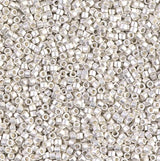 Matte Sterling Plated Miyuki Delica DB0551F 11/0 